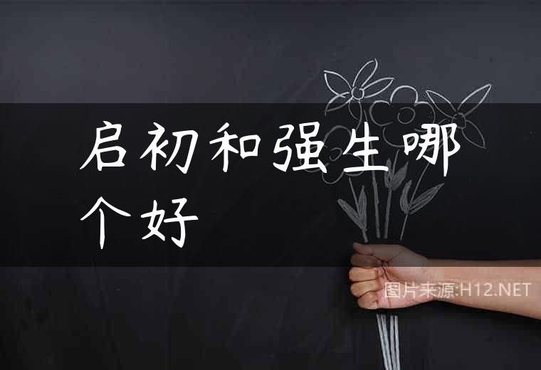 启初和强生哪个好