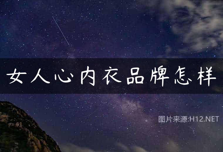 女人心内衣品牌怎样