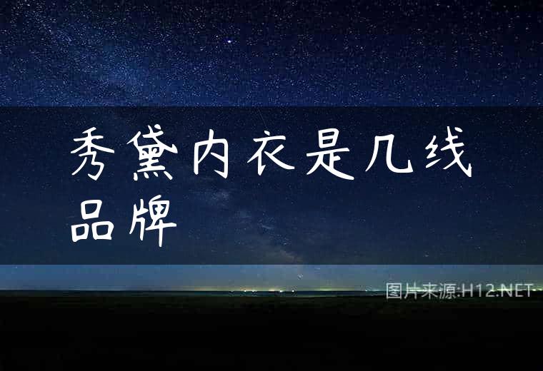 秀黛内衣是几线品牌