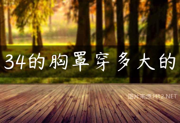 34的胸罩穿多大的