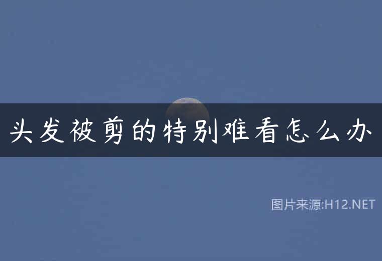 头发被剪的特别难看怎么办
