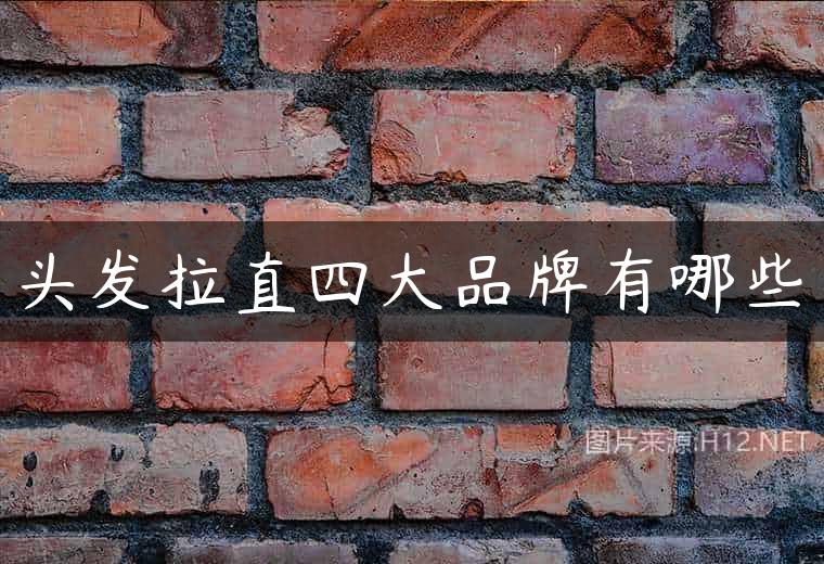 头发拉直四大品牌有哪些