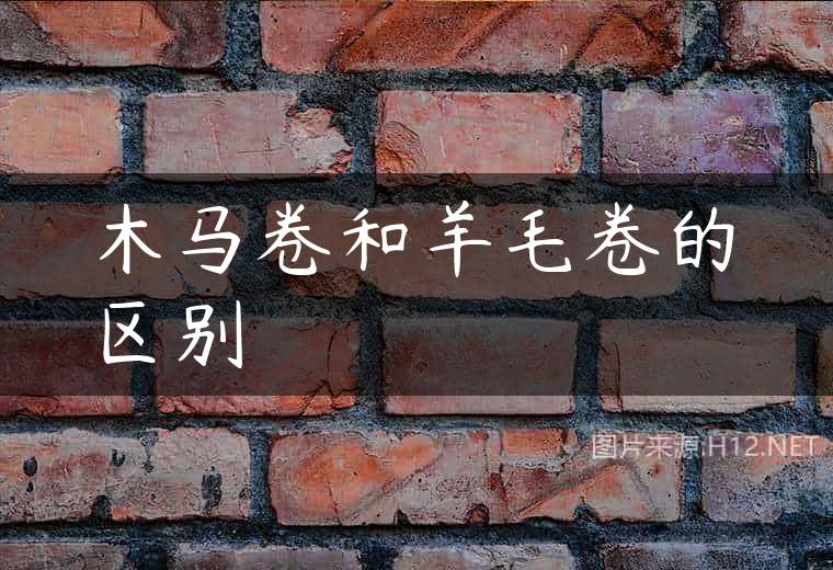 木马卷和羊毛卷的区别