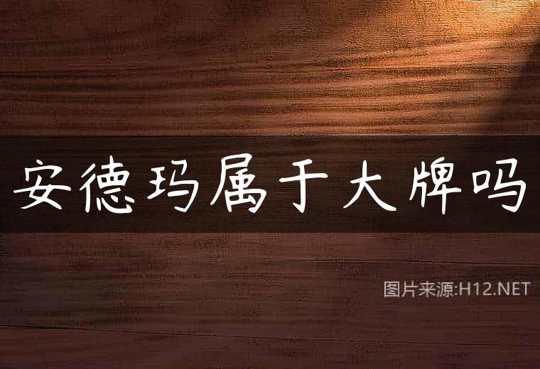 安德玛属于大牌吗