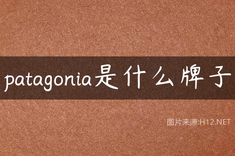patagonia是什么牌子