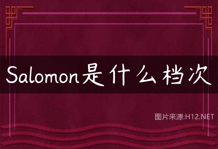 Salomon是什么档次
