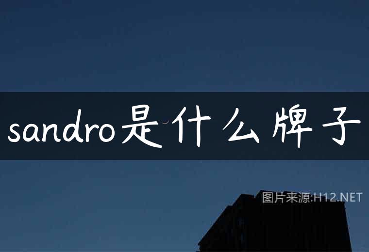 sandro是什么牌子