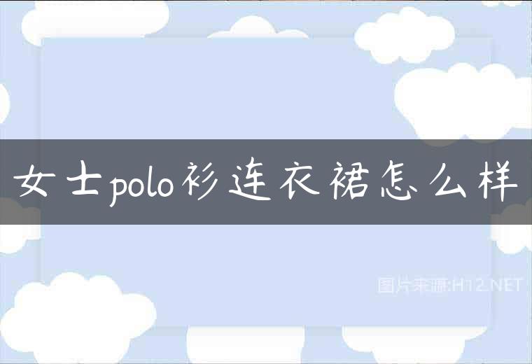 女士polo衫连衣裙怎么样