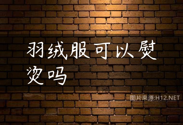 羽绒服可以熨烫吗