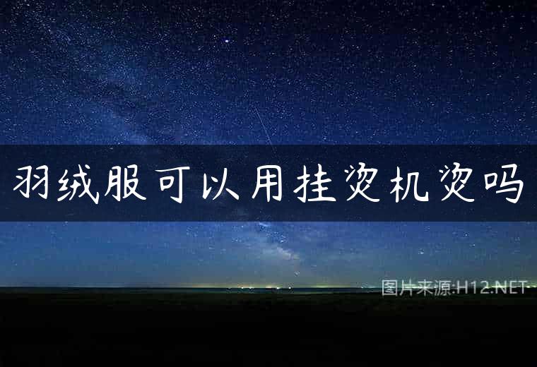 羽绒服可以用挂烫机烫吗