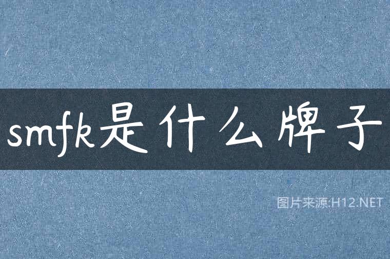 smfk是什么牌子