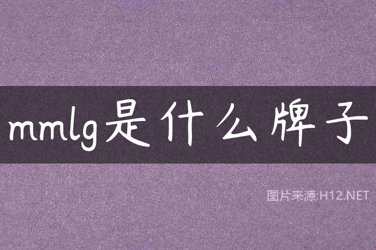 mmlg是什么牌子