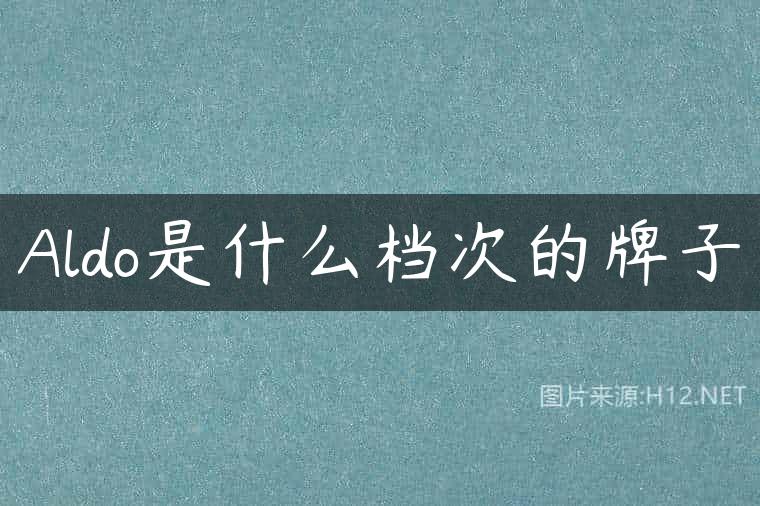 Aldo是什么档次的牌子
