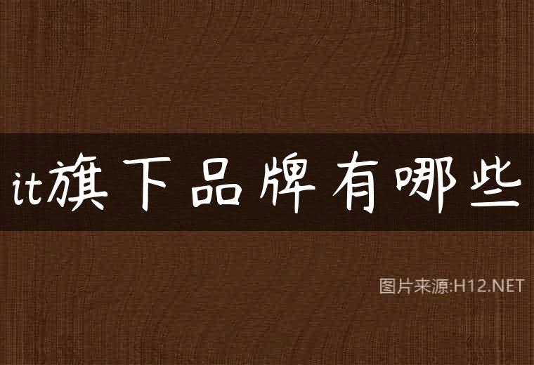 it旗下品牌有哪些