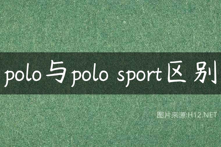 polo与polo sport区别