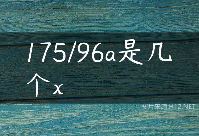 175/96a是几个x