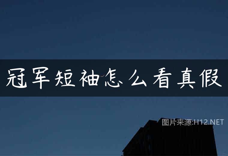 冠军短袖怎么看真假