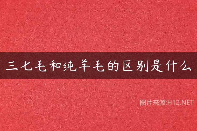 三七毛和纯羊毛的区别是什么