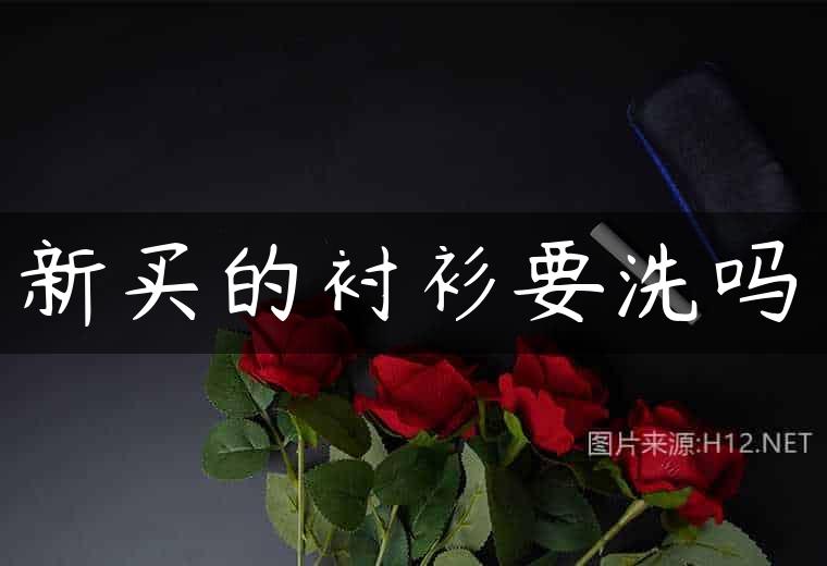 新买的衬衫要洗吗　