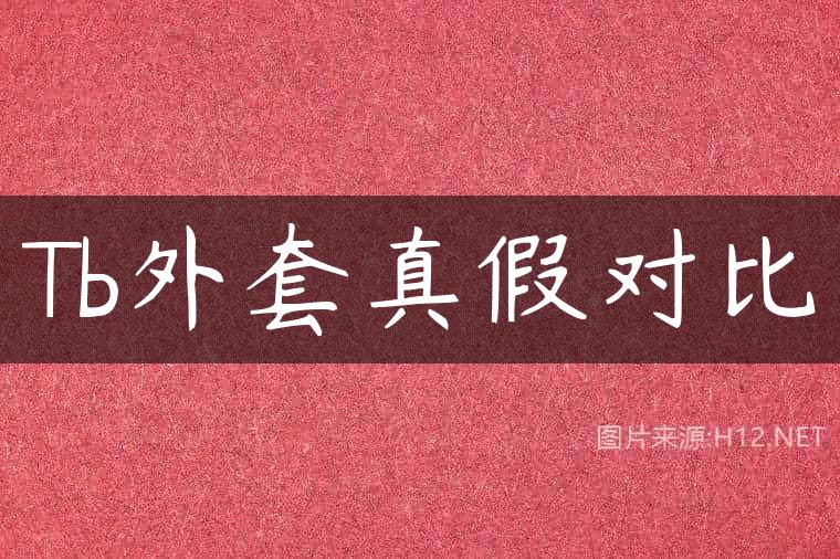 Tb外套真假对比