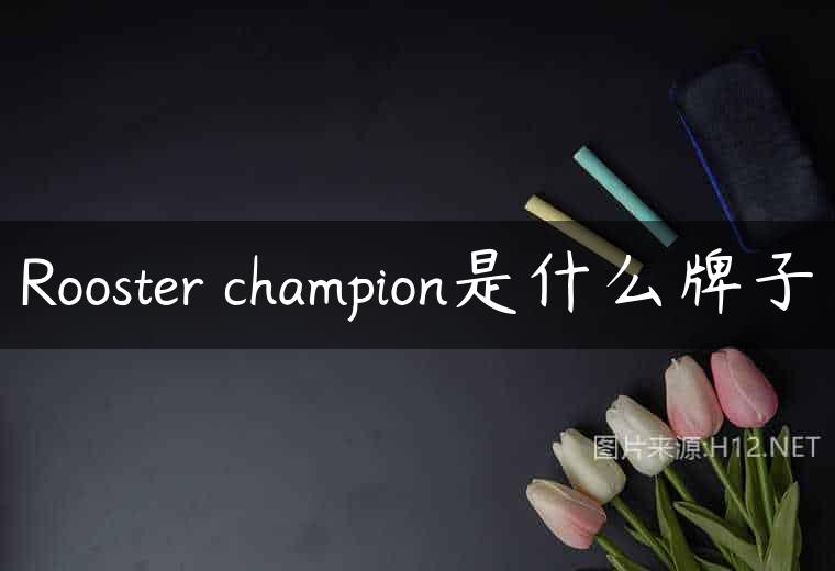 Rooster champion是什么牌子