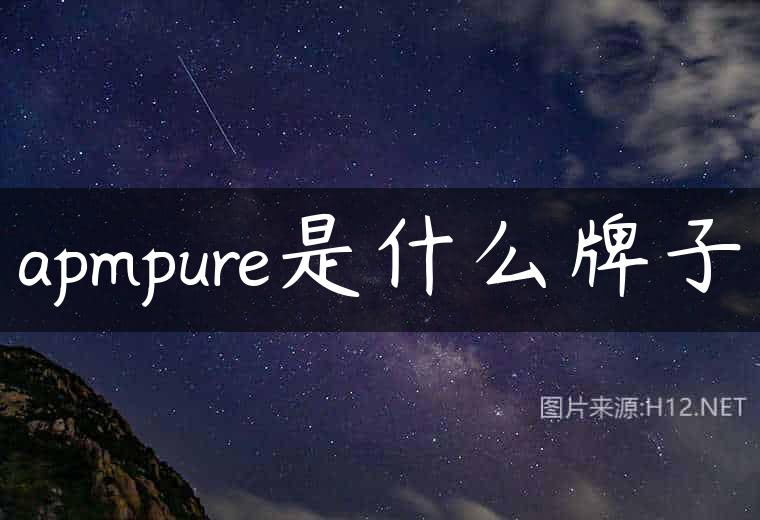 apmpure是什么牌子