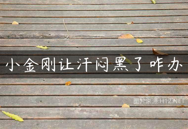 小金刚让汗闷黑了咋办
