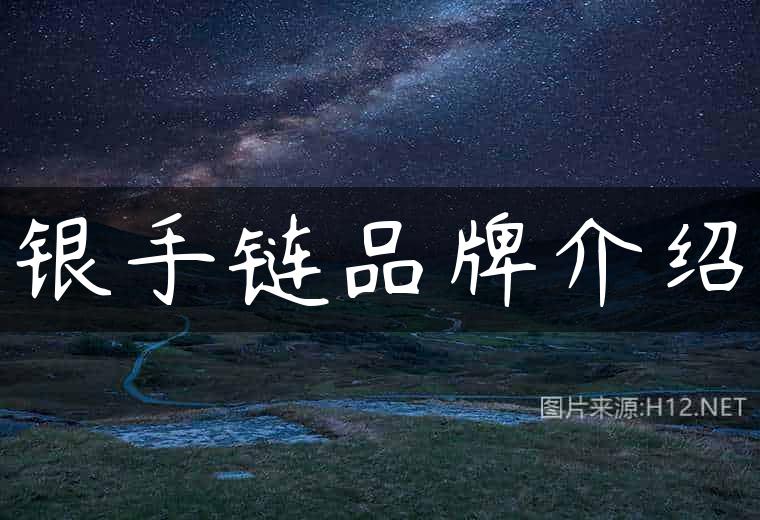 银手链品牌介绍