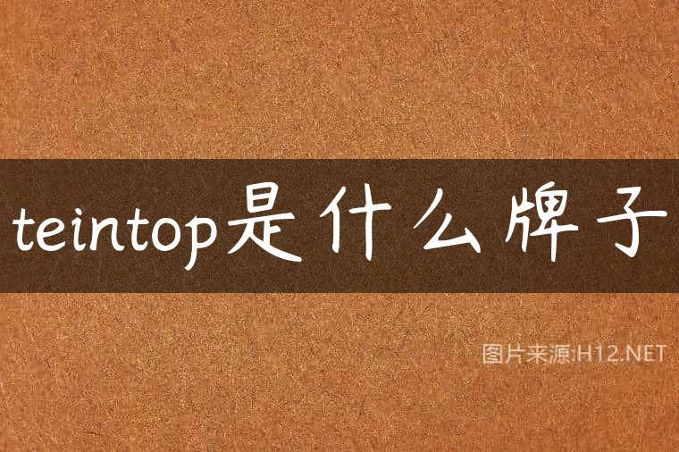 teintop是什么牌子