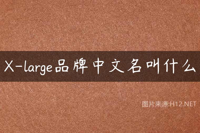 X-large品牌中文名叫什么