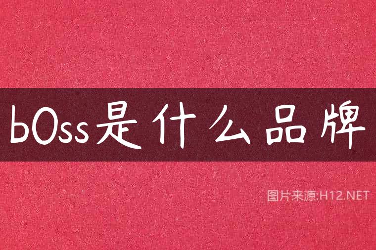 b0ss是什么品牌