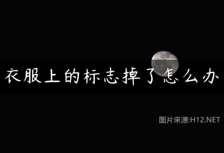 衣服上的标志掉了怎么办