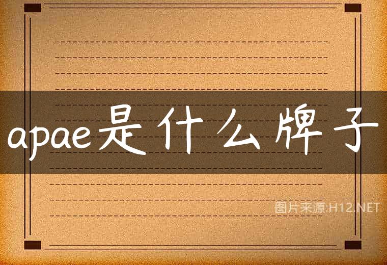 apae是什么牌子