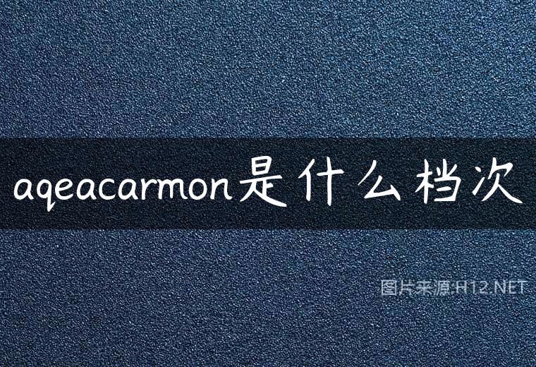 aqeacarmon是什么档次