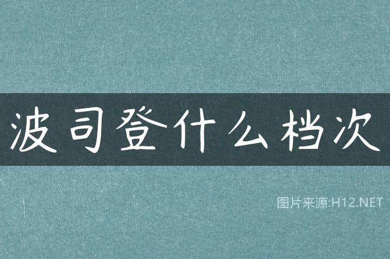 波司登什么档次