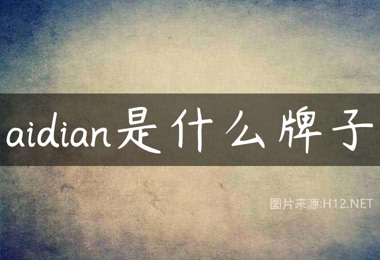 aidian是什么牌子