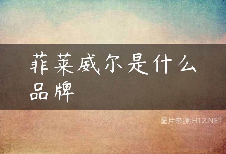 菲莱威尔是什么品牌