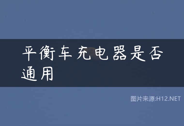 平衡车充电器是否通用