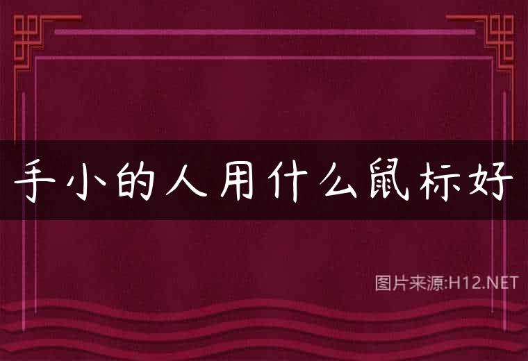 手小的人用什么鼠标好