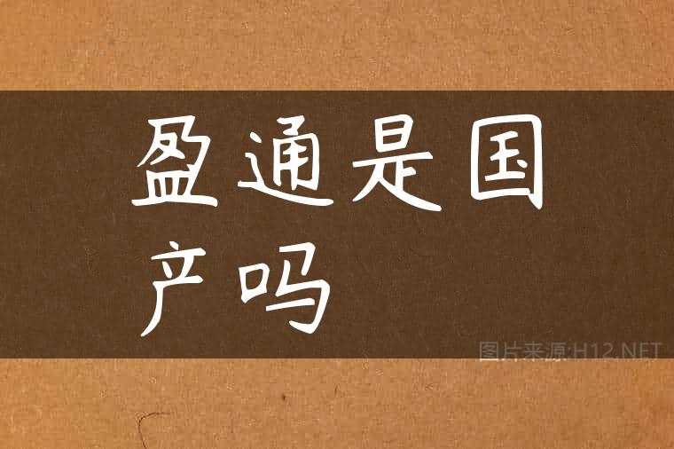 盈通是国产吗