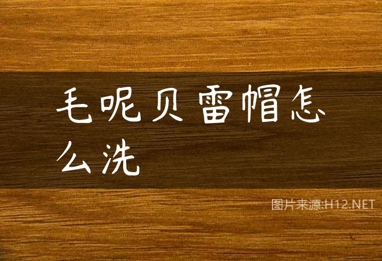 毛呢贝雷帽怎么洗