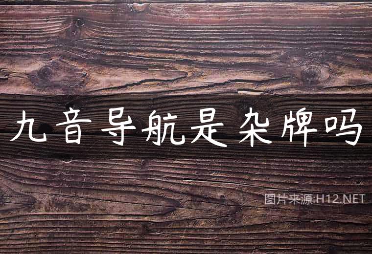 九音导航是杂牌吗