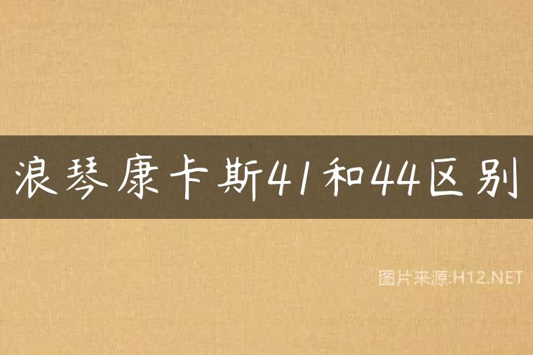 浪琴康卡斯41和44区别