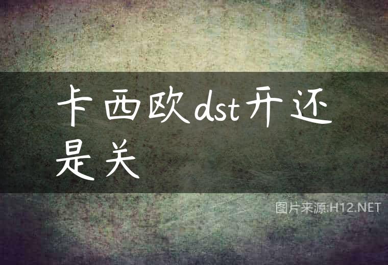 卡西欧dst开还是关