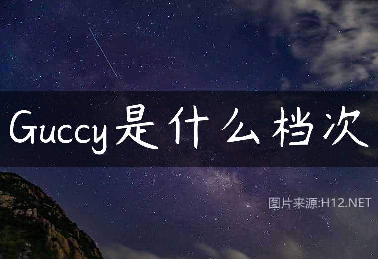 Guccy是什么档次
