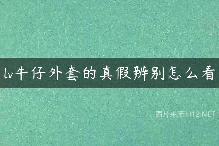lv牛仔外套的真假辨别怎么看