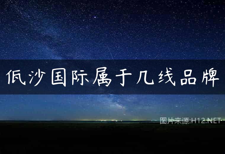 佤沙国际属于几线品牌
