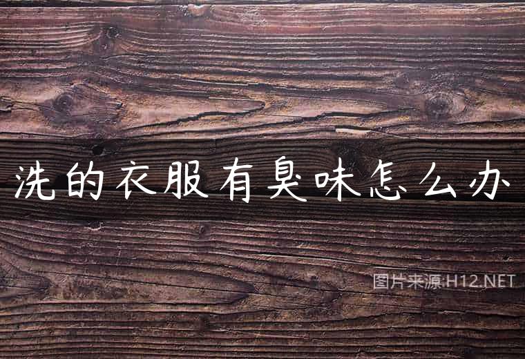 洗的衣服有臭味怎么办