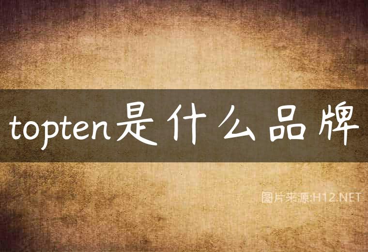 topten是什么品牌