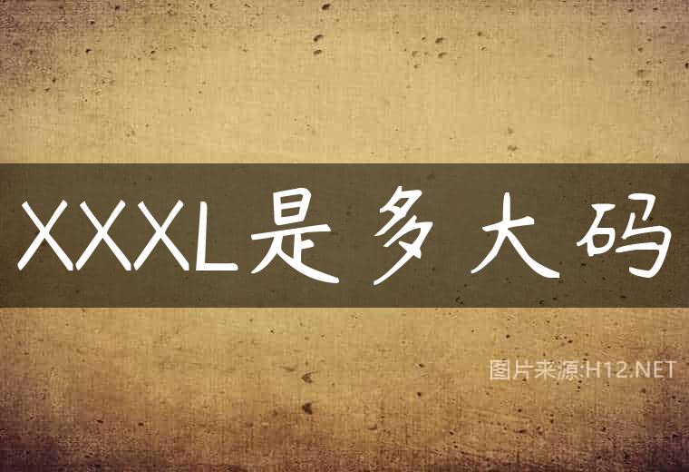 XXXL是多大码